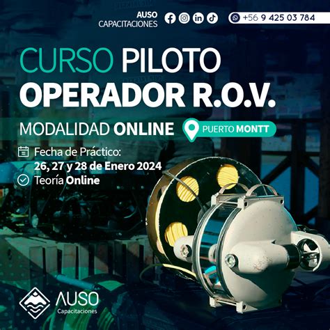 Curso Piloto Operador R O V Auso