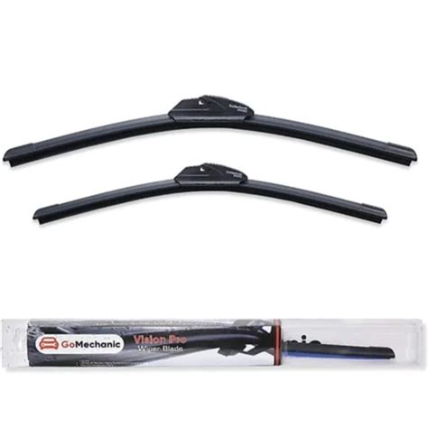 Rubber Gomechanic Vision Pro Curved Wiper Blades Vehicle Model Car At