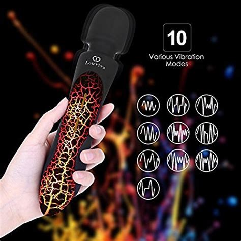 Vibrator Wand Massager Louviva Personal Power Body Handheld Back Neck