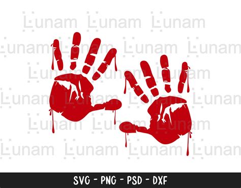 Handprint Svg Print Of Hand Clipart Handprint Palm Cut Files Etsy