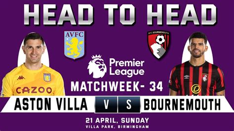 ASTON VILLA Vs BOURNEMOUTH Prediction Head To Head Stats