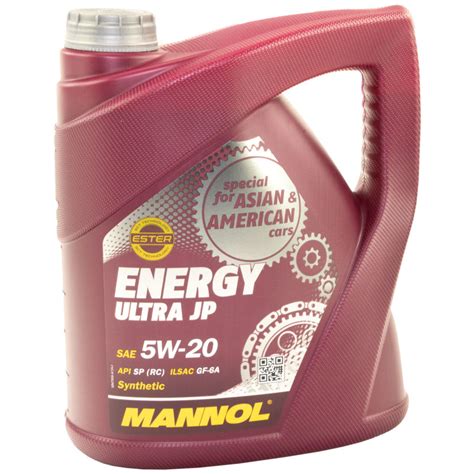 MANNOL Motoröl Energy Ultra JP 5W 20 4 Liter online im MVH Shop kaufe