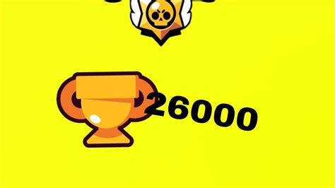 am făcut 26000 de trofee pe brawl stars YouTube