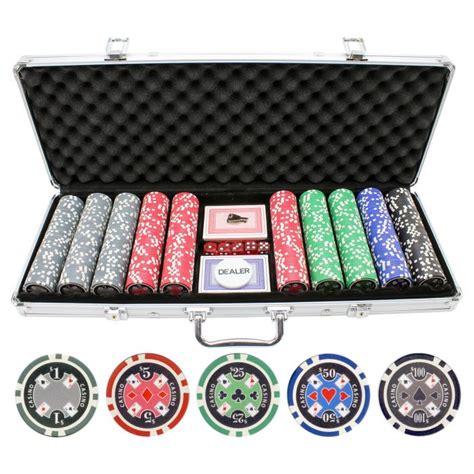 11.5g 500pc Casino Ace Poker Chips Set from Discount Poker Shop