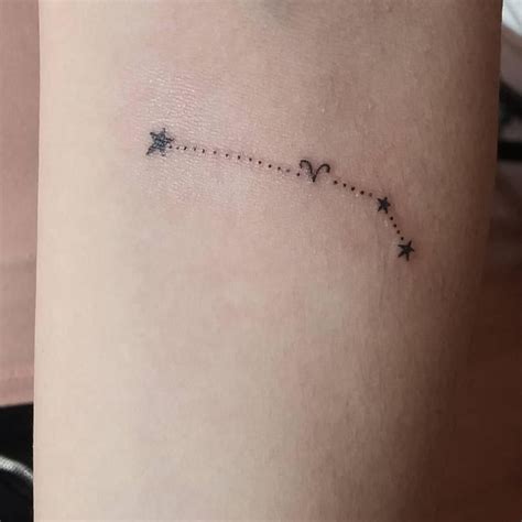 Constelaci N Aries Aries Tattoo Aries Constellation Tattoo Mini