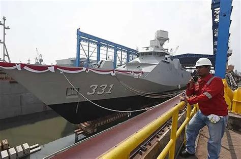 Indonesian Navy Tni Al First Sigma 10514 Pkr Launched At Pt Pal Surabaya Shipyard