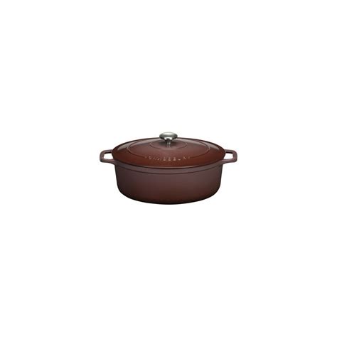 Daubière En Fonte Émaillée 33cm Bois De Rose Chasseur Puc473362 à Prix