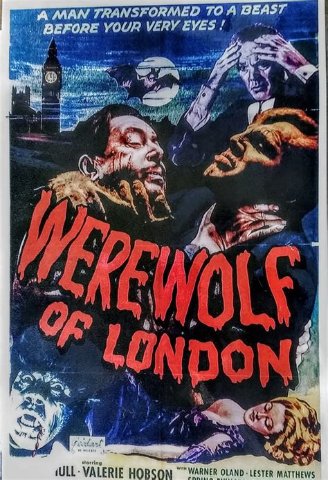 WEREWOLF of LONDON Movie Laminated Print - Etsy