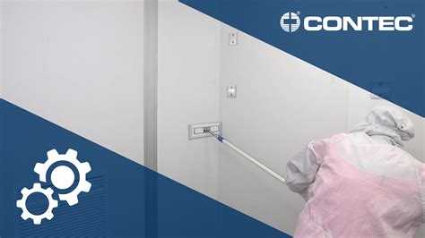 Cleaning Cleanroom Walls