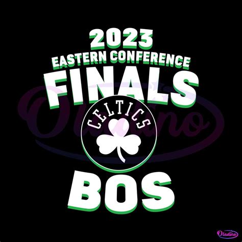 Boston Celtics 2023 Eastern Conference Finals SVG Cutting Digital File