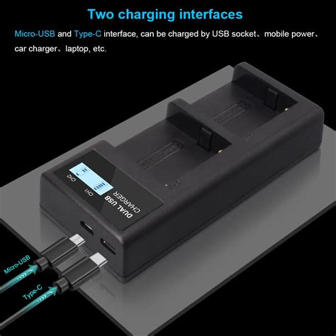 Np F Np F Npf Usb Lcd Digital Battery Charger For Sony