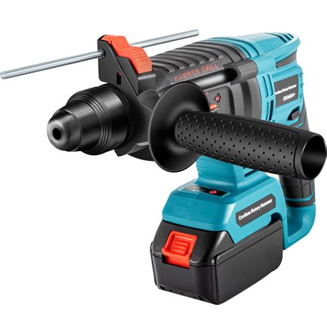 Vevor Sds Plus Rotary Hammer Drill 1400 Rpm And 450 Bpm Variable Speed Electric Hammer 4 In 1