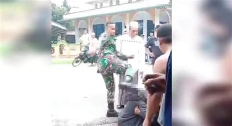 Oknum Tni Tendang Warga Di Deliserdang Emosi Istrinya Hamil Minggu