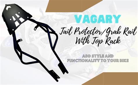 Vagary Tail Protector Grab Rail With Top Rack For Yamaha R V R M