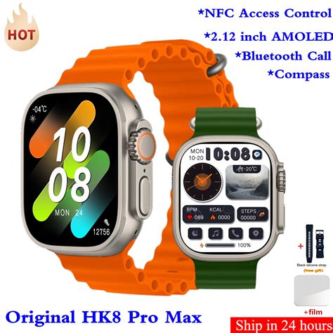 Original Amoled Hk Pro Max Ultra Smart Watch Series Mm High Refresh