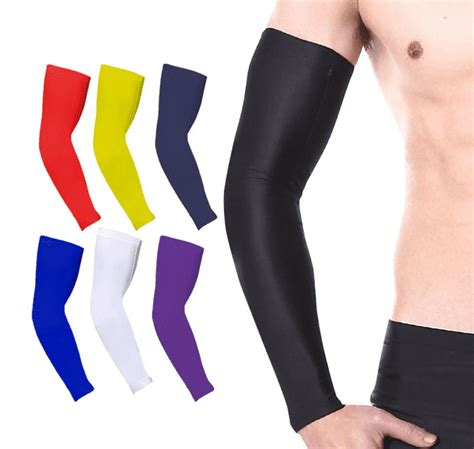 Teloly Uv Sun Protection Compression Arm Sleeves Tattoo Cover Up Cooling Athletic Sports