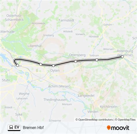 Ev Route Fahrpl Ne Haltestellen Karten Bremen Hbf Aktualisiert