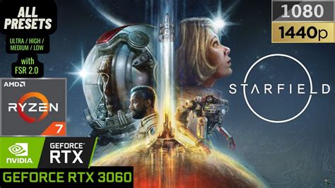 STARFIELD Early Access FPS Test RTX 3060 6GB FSR 2 0 1440p