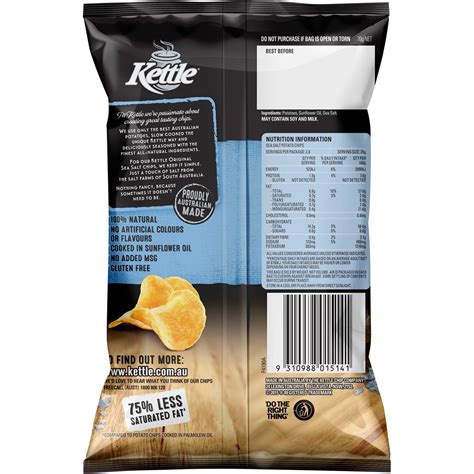 Kettle Chips Sea Salt 70g Woolworths