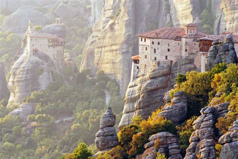 Hanging Monasteries Of Meteora Greece Times Of India Travel