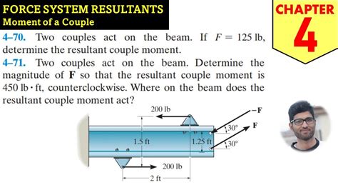 4 70 Moment Of A Couple Chapter 4 Hibbeler Statics 14th Edition