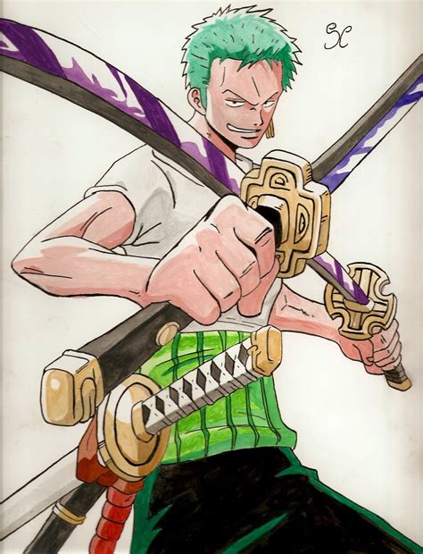 How To Draw Roronoa Zoro