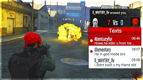 Remember This Tryhard Griefer Well He S Back With God Mode On Gta