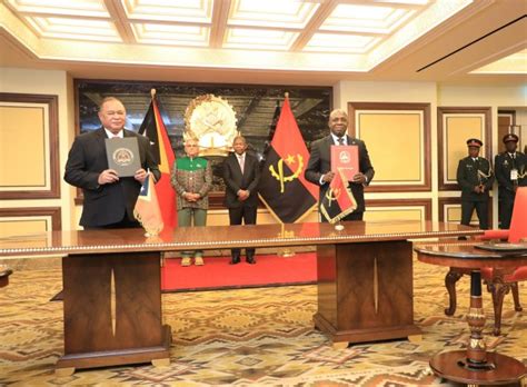 Angola E Timor Leste Refor Am Coopera O Assinatura De Tr S Acordos