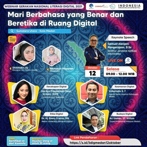 Webinar Nasional Literasi Digital Oktober 2021 Ari Usman Chaniago