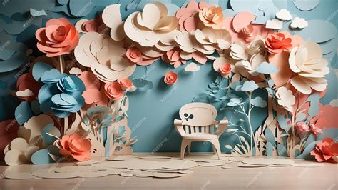 Premium Ai Image Textured Paper Dreams Artistic Cardboard Backdrops