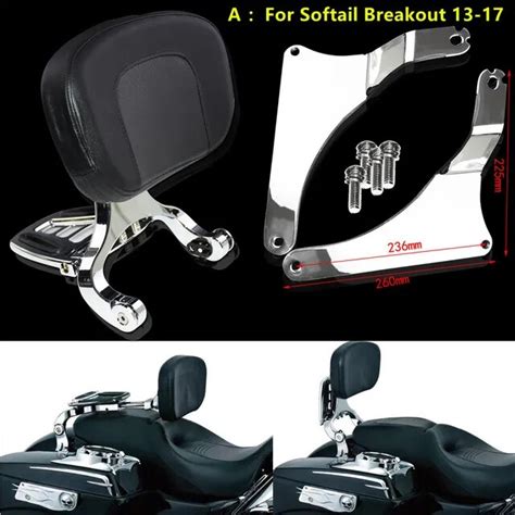 Adjustable Motorcycle Multi Purpose Driver Passenger Backrest For