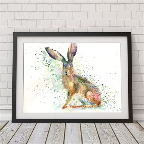 Limited edition hare print "Nancy"