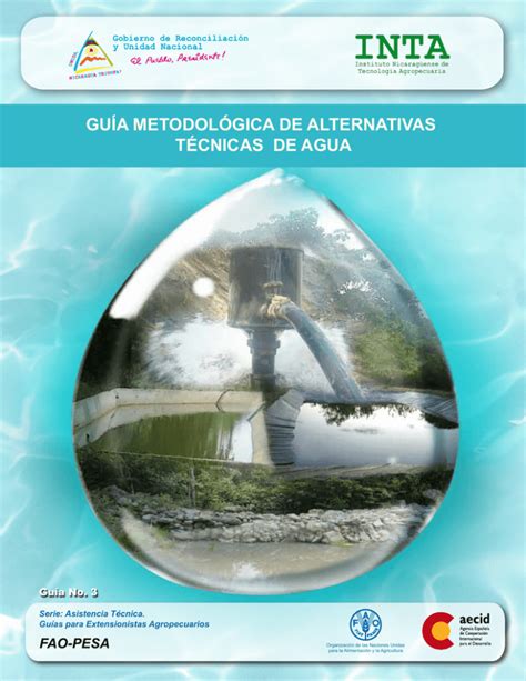 inta guía metodológica de alternativas técnicas de agua