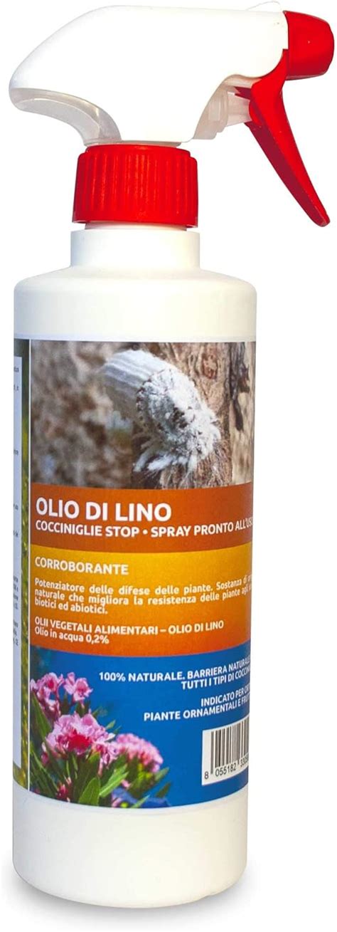 Olio Di Lino Puro Insetticida Naturale Anti Parassiti Per Piante