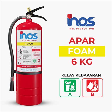 Harga Apar Foam Busa Kg Portable Inos Fire Protection Tabung