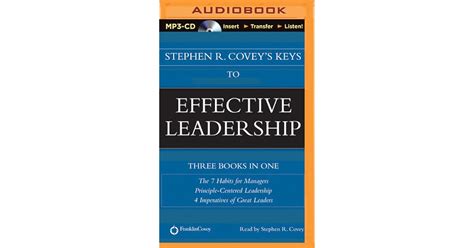 Stephen R Covey S Keys To Effective Leadership The Habits For