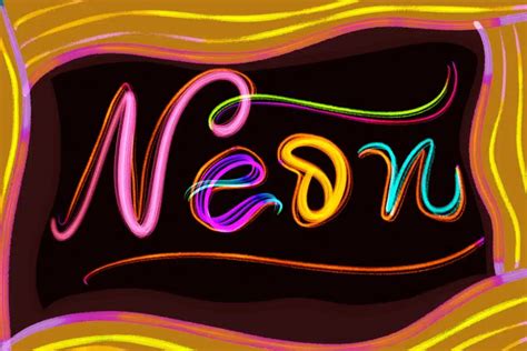 The Best Neon Procreate Brushes For Lit Designs