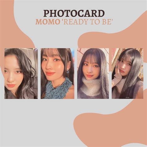 Photocards Kpop TWICE READY TO BE MOMO Fanmade Shopee Brasil