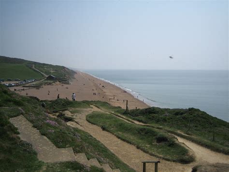 Hive Beach. Burton Bradstock Beach is magnificently beatuiful, located ...