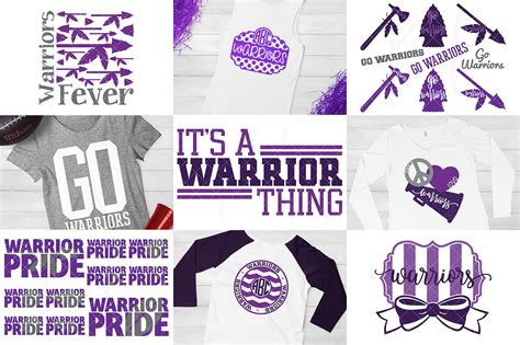 Warriors Mascot Bundle Graphic By Kellylollar Creative Fabrica