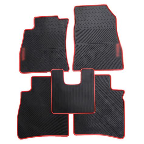 Genuine Dedicated Frontandrear Floor Slip Resistant Rubber Mats For Nissan Tiida Interior