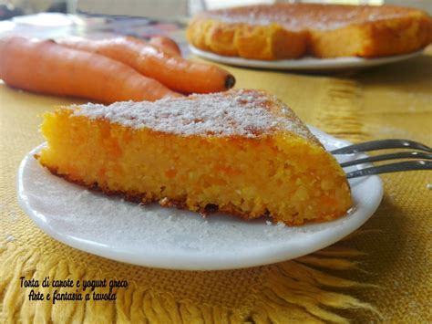 Torta Di Carote E Yogurt Greco Arte E Fantasia A Tavola