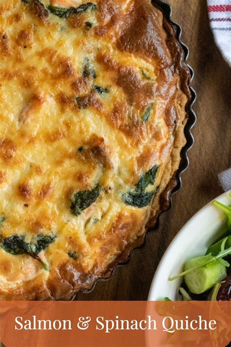 Salmon And Spinach Quiche Cooking Gorgeous Recipe Quiche Recipes Easy Quiche Recipes