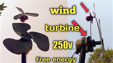 How To Make Wind Turbine Generator Car Alternator At Home Part Youtube