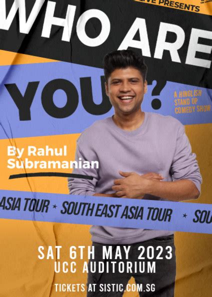 La Comedy Live Presents Who Are You By Rahul Subramanian