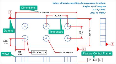 Engineering Drawings And Gdandt For The Quality Engineer Drawings