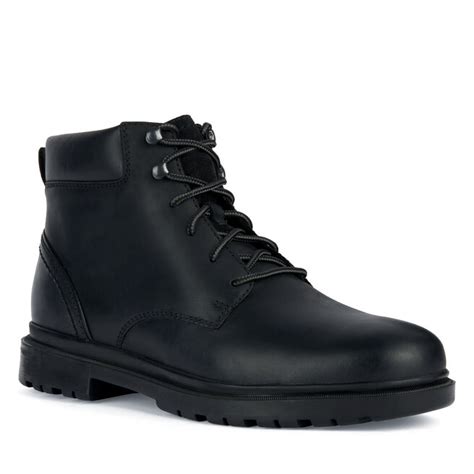 Botines Planos Geox U Andalo U Dda Ff C Black Zapatos Es