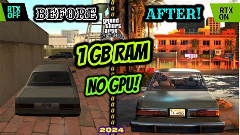 Rtx Graphics Mod For Gta Sanandreas Low End Pc Gb Ram No Gpu