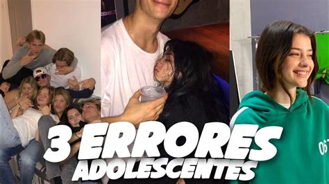 Errores Que Debes Evitar Si Eres Adolescente Cuidado Arturking