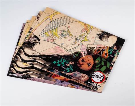 Demon Slayer Kimetsu No Yaiba TV Specials Postcards Set Of Tsuzumi